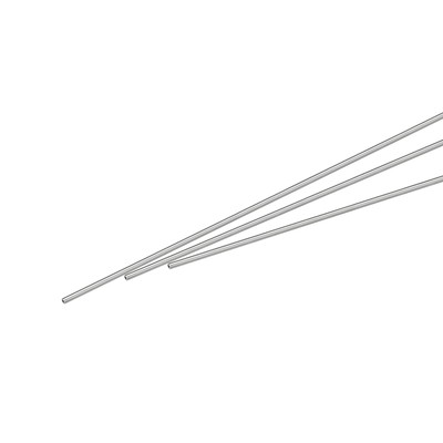 0.8mm x 0.2mm x 250mm 304 Stainless Steel Capillary Tube for Industry, 3Pcs