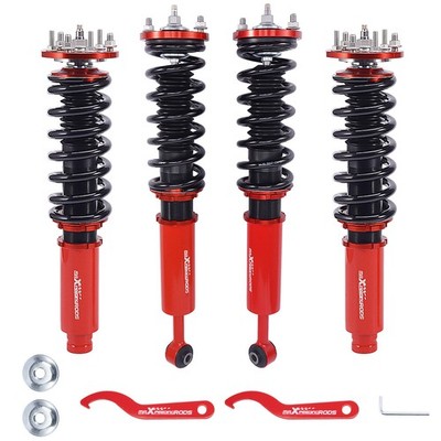 24-Ways Adj Damper Coilovers Spring Lowering Kit For Honda Accord 03-07