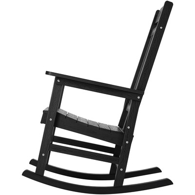 VEVOR Porch Rocker HIPS Outdoor Rocking Chair High Back 2 pcs 400 lbs Weight