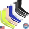 Funtery 6 Pairs Cooling UV Sun Protection Arm Sleeves for Men Women Reflective Strap UPF 50 Arm Compression shooter Sleeves(Retro Colors)