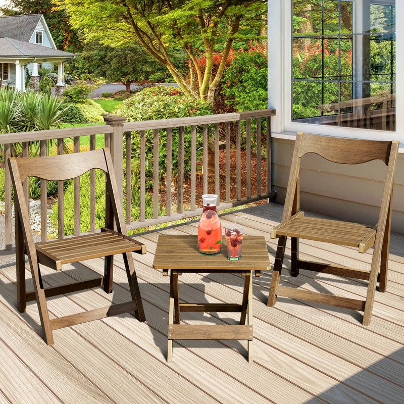S Bistro Set Garden Pool Backyard Furniture