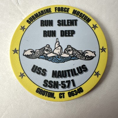US Navy Submarine Force Museum  USS Nautilus SSN 571 Poker Chip Coin