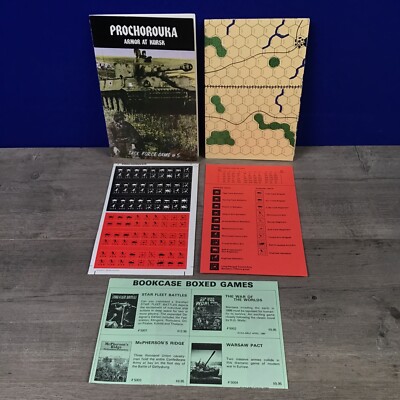 Task Force Games Armor at Kursk Box Battle of Prochorovka 1979 Unpunched