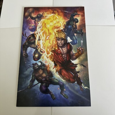TMNT vs STREET FIGHTER 1 SAJAD SHAH VIRGIN VARIANT NINJA TURTLES 2023