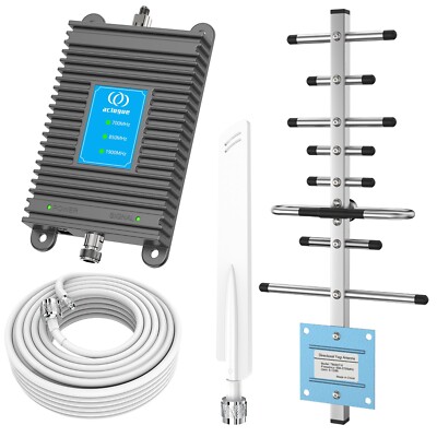 5G Cell Phone Signal Booster for All U.S. Carriers Band 2/5/13/25/26 Booster New