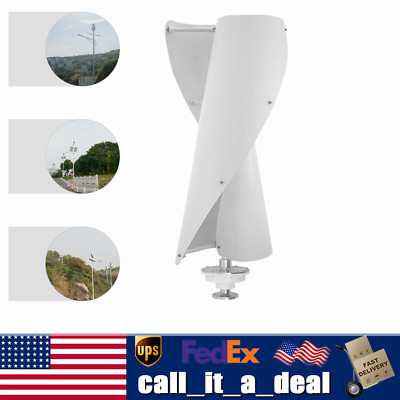 400W Helix Maglev Axis Wind Turbine Generator Vertical Windmill with Controller