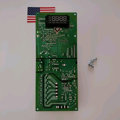 WB27X29801 WB27X38153 GE New Microwave Control Board White LED   90 Day Warranty