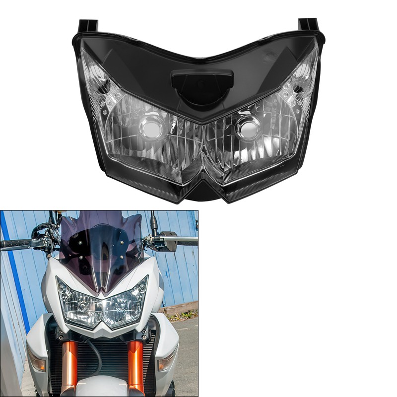 Ensemble De Phare Transparent Fit For Kawasaki Z1000 Zrt00b Zr750l 2007-2009