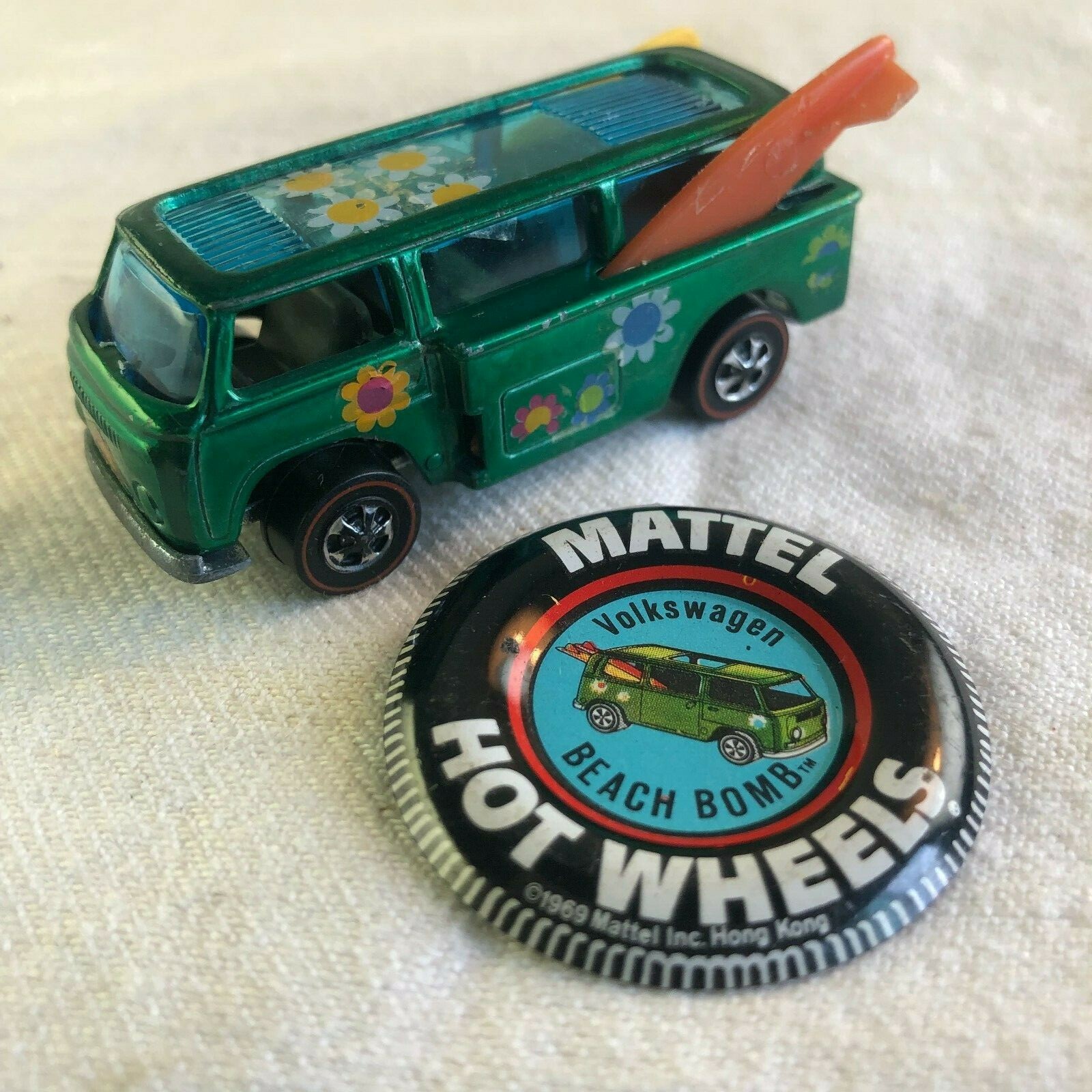 ホットウィール フォルクスワーゲン ビーチボム 1969 香港製