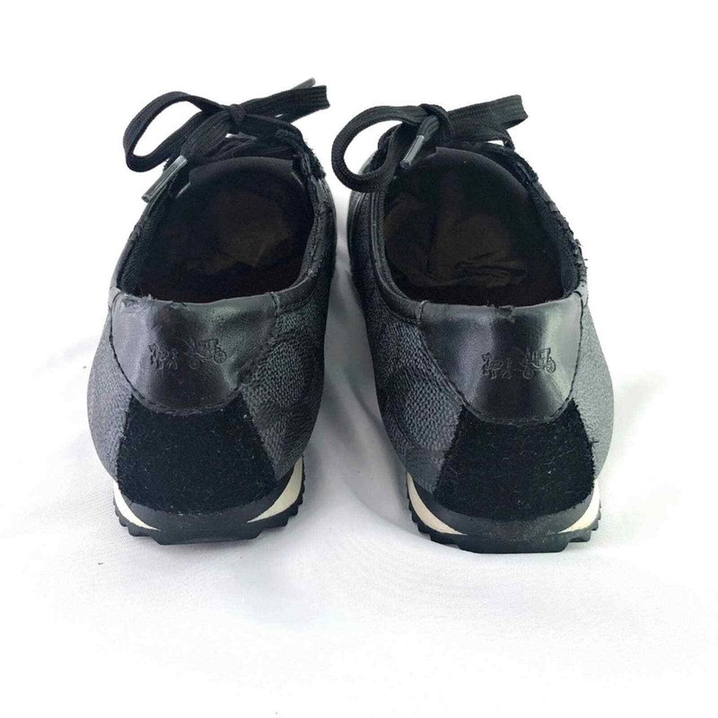 Coach ''Ivy'' Black Leather \u0026 Suede 