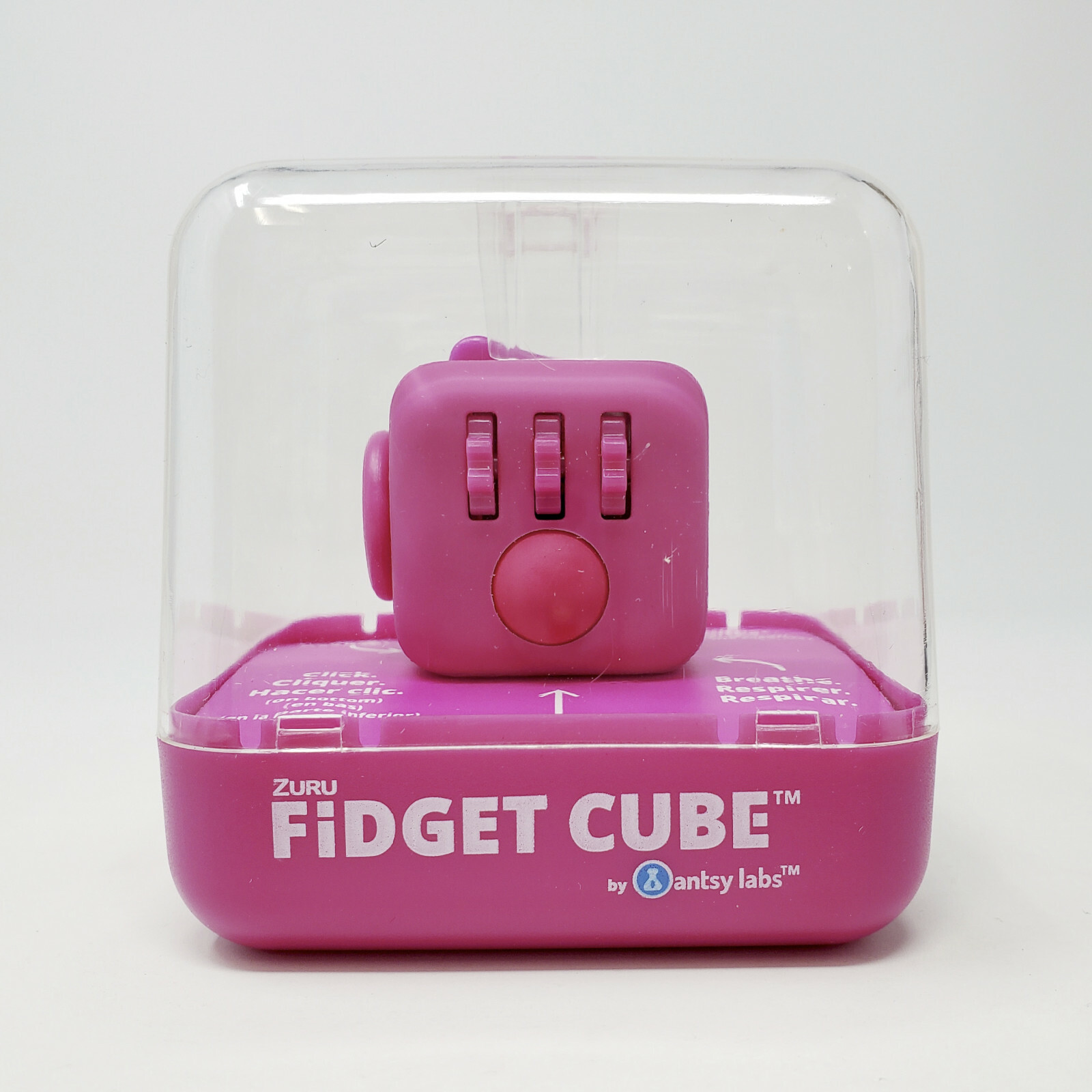 ZURU Fidget Cube Lot of 4 : 12-Count Display Boxes - 48 PINK Cubes - NEW!!