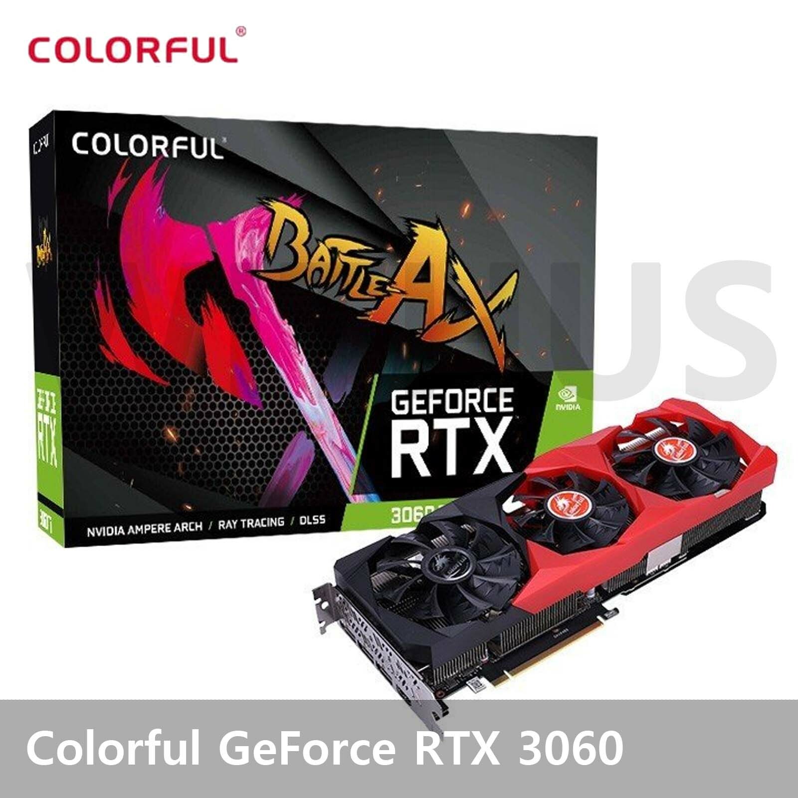 COLORFUL GeForce RTX 3060 GDDR6 12GB Tomahawk - Fedex COLORFUL GeForce RTX 3060 GDDR6 12GB Tomahawk - Fedex
