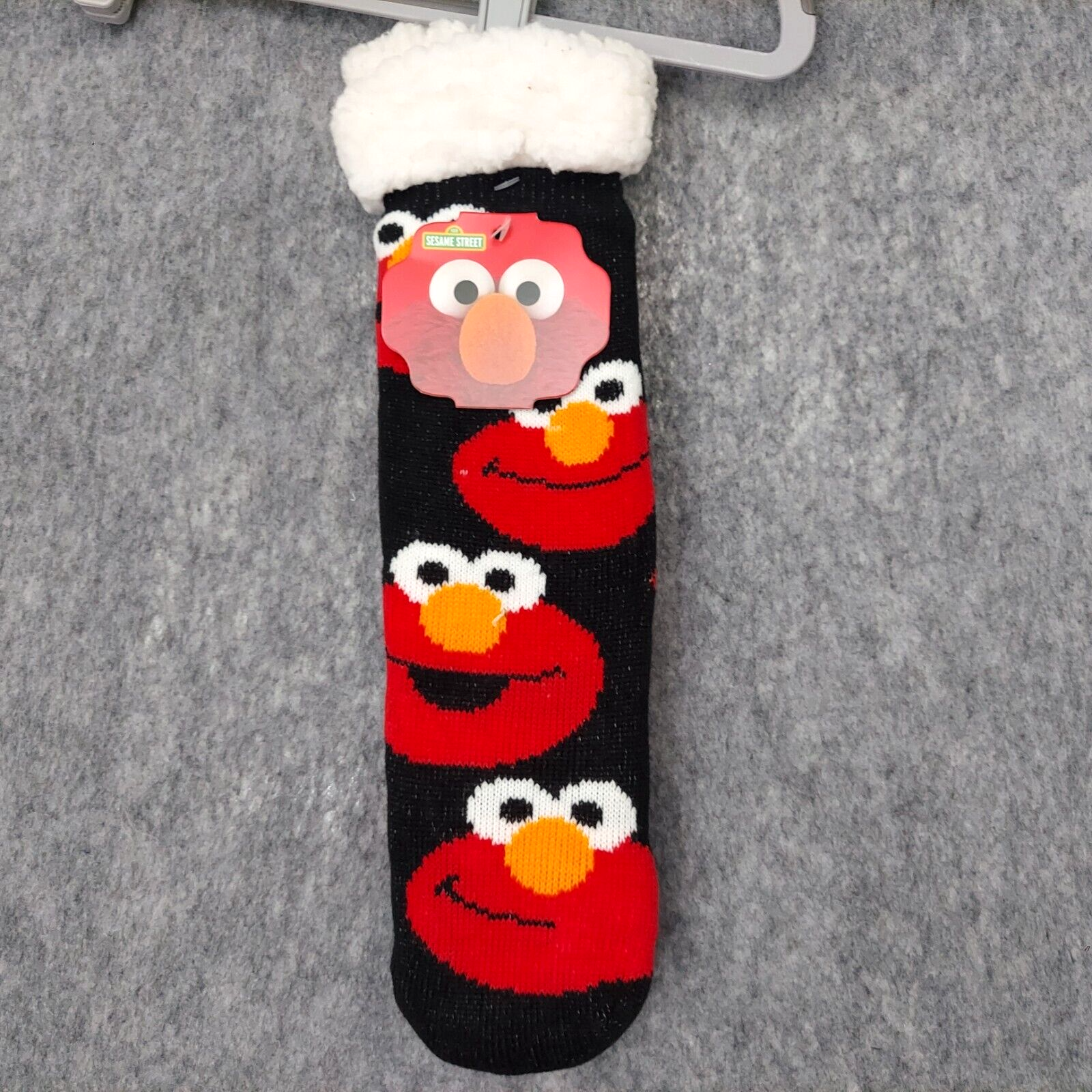 S Sherpa Lined Non Slip Gripper Soft Warm Knitted Novelty