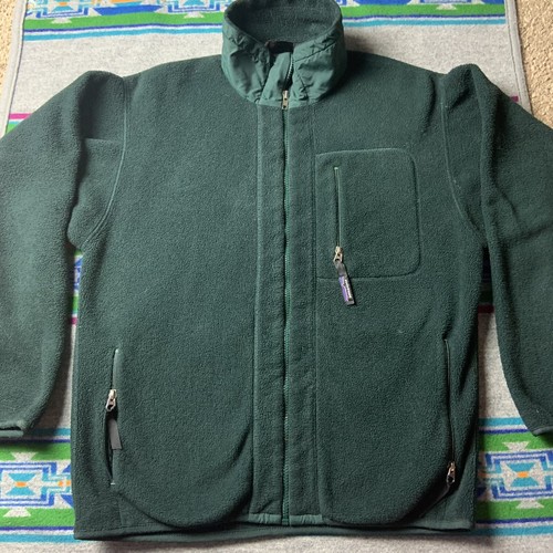 Vintage Patagonia Fleece full Zip Up Jacket Made In USA Size Vintage Patagonia Fleece full Zip Up Jacket Made In USA Size