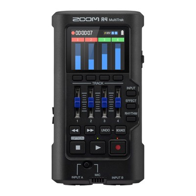 Zoom R4 MultiTrak Multi-Track Recorder with 32-Bit Float Recording, EQ & Effects