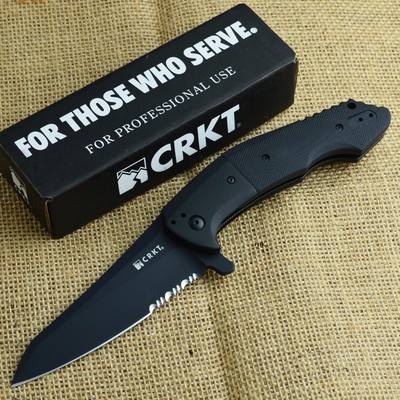 crkt mah eraser aus 8 part serrated modified tan