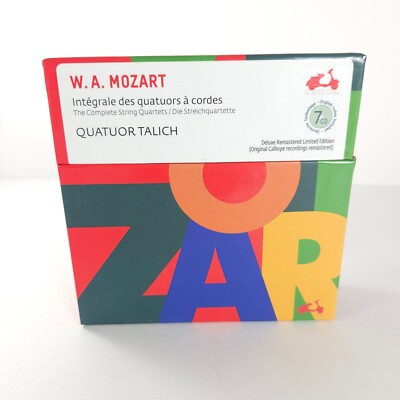 Mozart Complete String Quartets QUATUOR TALICH HARMONIA MUNDI 7 CD BOX