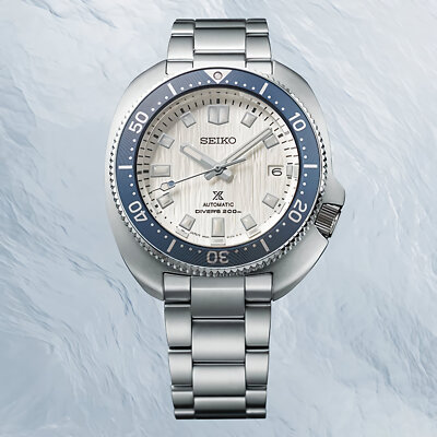 Pre-owned Seiko Prospex Spb301j1 Glacier Save The Ocean 1970 Reissue Automatic Diver Watch