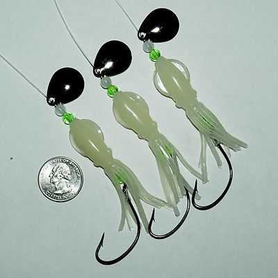 BEST FLUKE FLOUNDER B2 SQUID FISHING RIGS LURES GAMAKATSU SEA BASS COD SALMON