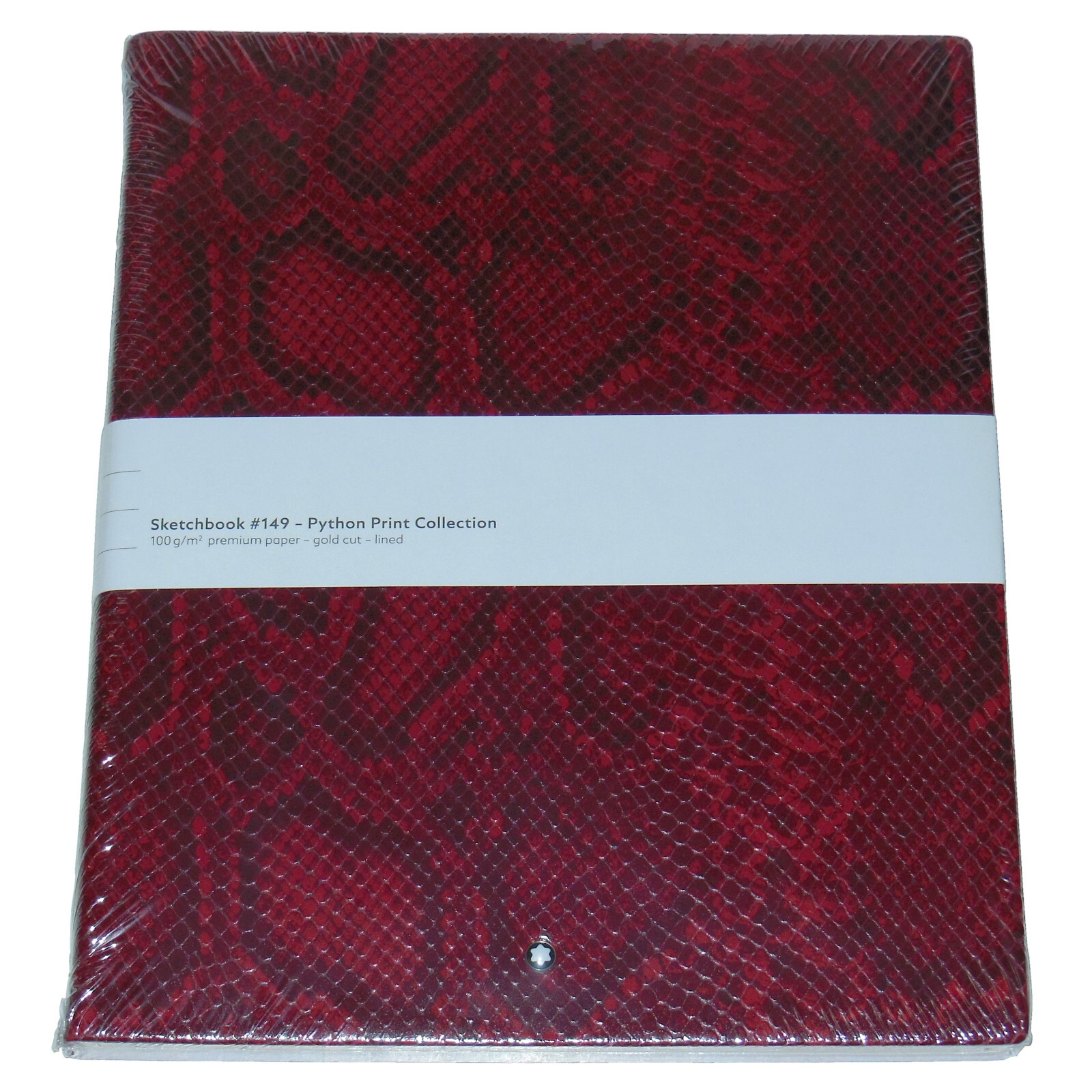 New Montblanc Fine Stationery Python Cayenne Red Lined