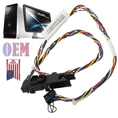 ON/OFF Power Button Switch Cable For Dell XPS 8100 8200 8300 8500 8700 0F7M7N US