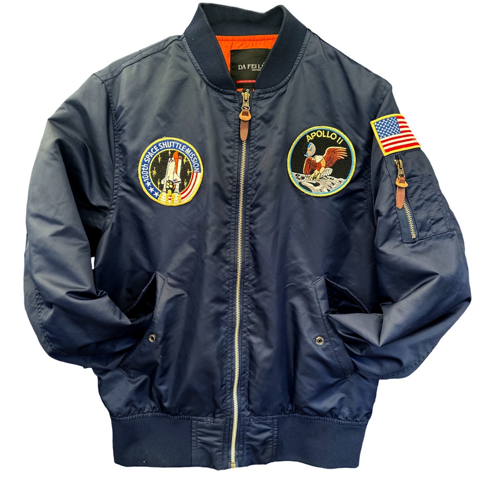 Space Shuttle Windbreaker Flight Jacket Bomber by Da Fei Li Space Shuttle Windbreaker Flight Jacket Bomber by Da Fei Li