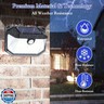 Solar Outdoor Lights, 2-Pack Super Bright 178 LEDs Motion Sensor Wall Light with 270° Wide Angle and 3 Modes, Waterproof Solar Powered Security Light for Patio Garden Garage Front Door