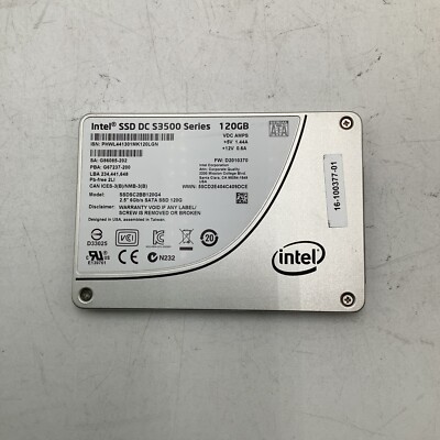 SSDSC2BB120G4 Intel 120GB SATA3 6.0Gb/s SFF Enterprise SSD
