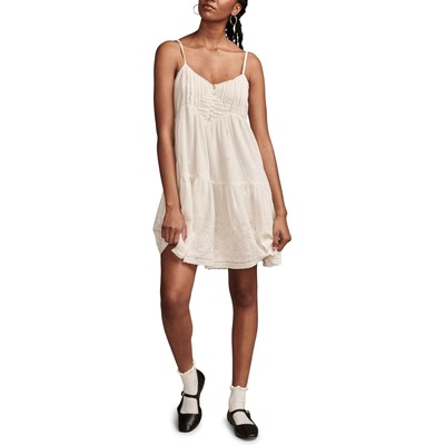 Женские платья Lucky Brand с застежкой на лиф, Многоуровневое Мини