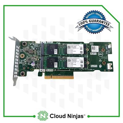 Dell 72WKY BOSS-S1 Controller PCIe Card L/P W/ 2x 240GB M.2 SSD for R740