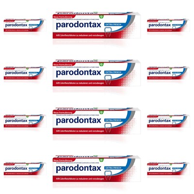 Parodontax Zahnpasta Zahncreme Extra Frisch 75ml 12er Pack,12x75ml, MHD:2026,OvP
