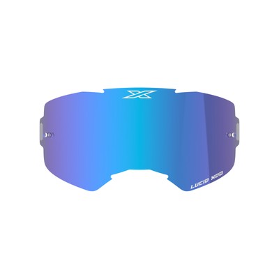 EKS Brand Replacement Lens for Lucid Goggles (OSFM, Blue Mirror)