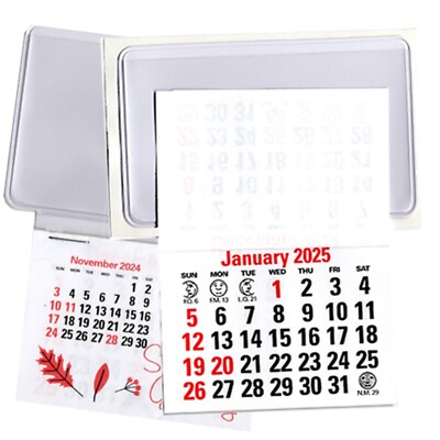 2025 Peel & Stick Up Adhesive Business Card Auto Car Truck Calendar Set of 3