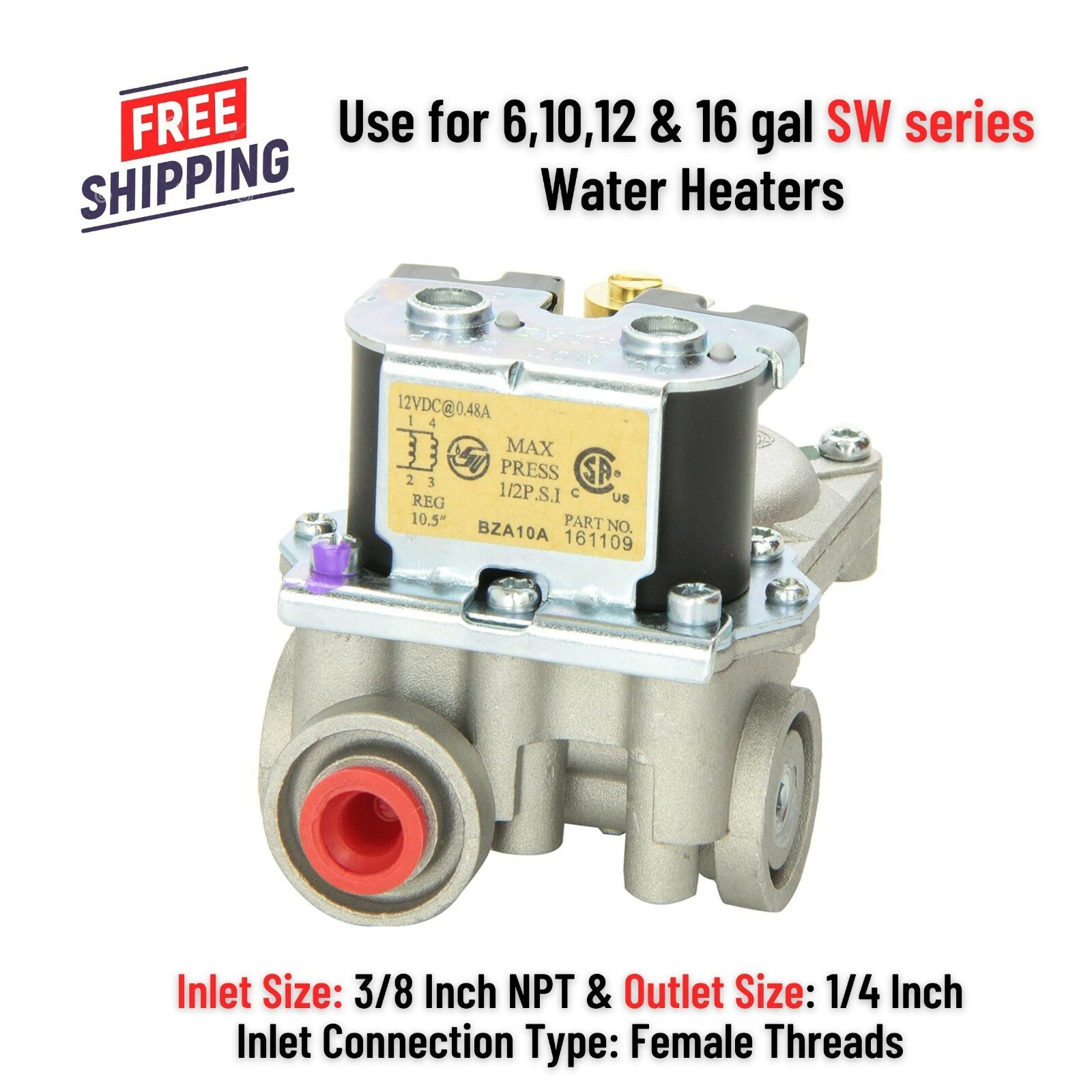 ☆☆ Amazon.com: Suburban 161109 Gas Valve, Regular : Automotive