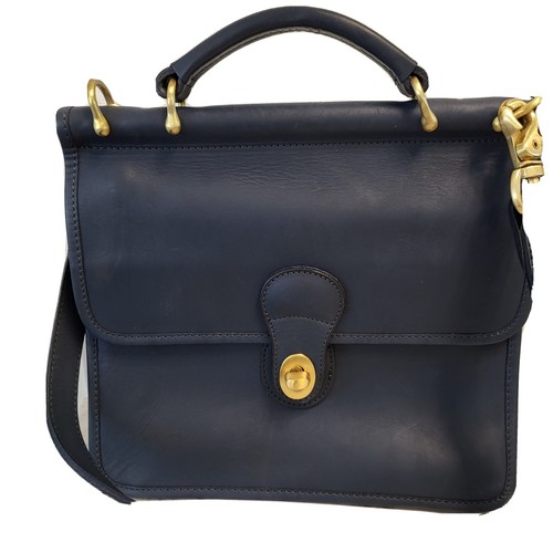 Wako Cross body bag-Blue Genuine Leather Removable Strap | eBay