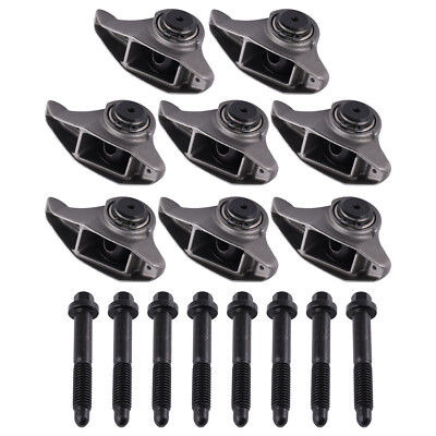 Rocker Arms w/ Trunion Kit For 4.8 5.3 5.7 6.0 Engines LS1 12569167 12669993