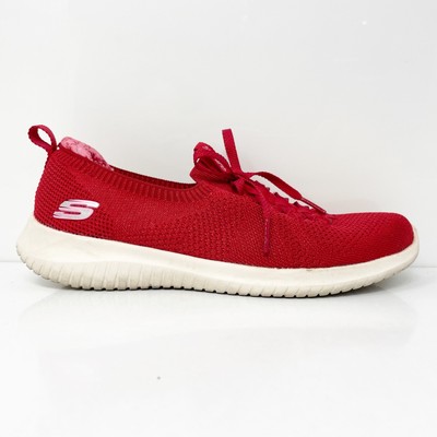 

Skechers Womens Ultra Flex Flourishing 149393 Red Повседневная обувь Кроссовки Размер 8, Красный, Ultra Flex Flourishing