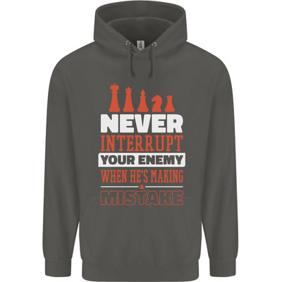 Funny Chess Never Interrupt Your Enemy Childrens Kids Hoodie