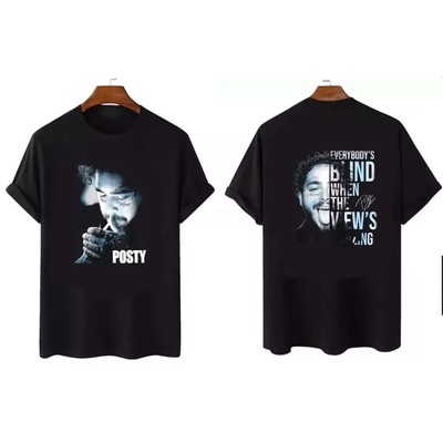Post Malone Posty Signature Vintage 90s Rapper Unisex T-Shirt S-5XL Multicolor