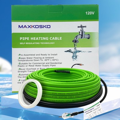 10ft Durable Self-Regulating Pipe Heating Trace - Long-Lasting and Reliable
