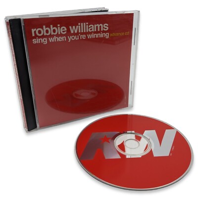 Robbie Williams - Sing When You're Winning (CD, 2000) RARE Advance CD