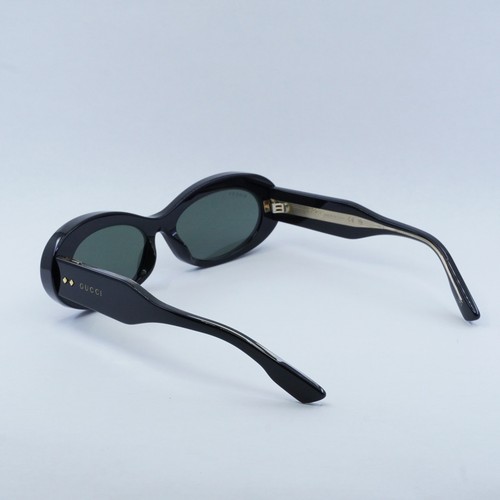 Pre-owned Gucci Gg1527s 001 Black/grey 54-17-145 Sunglasses In Gray