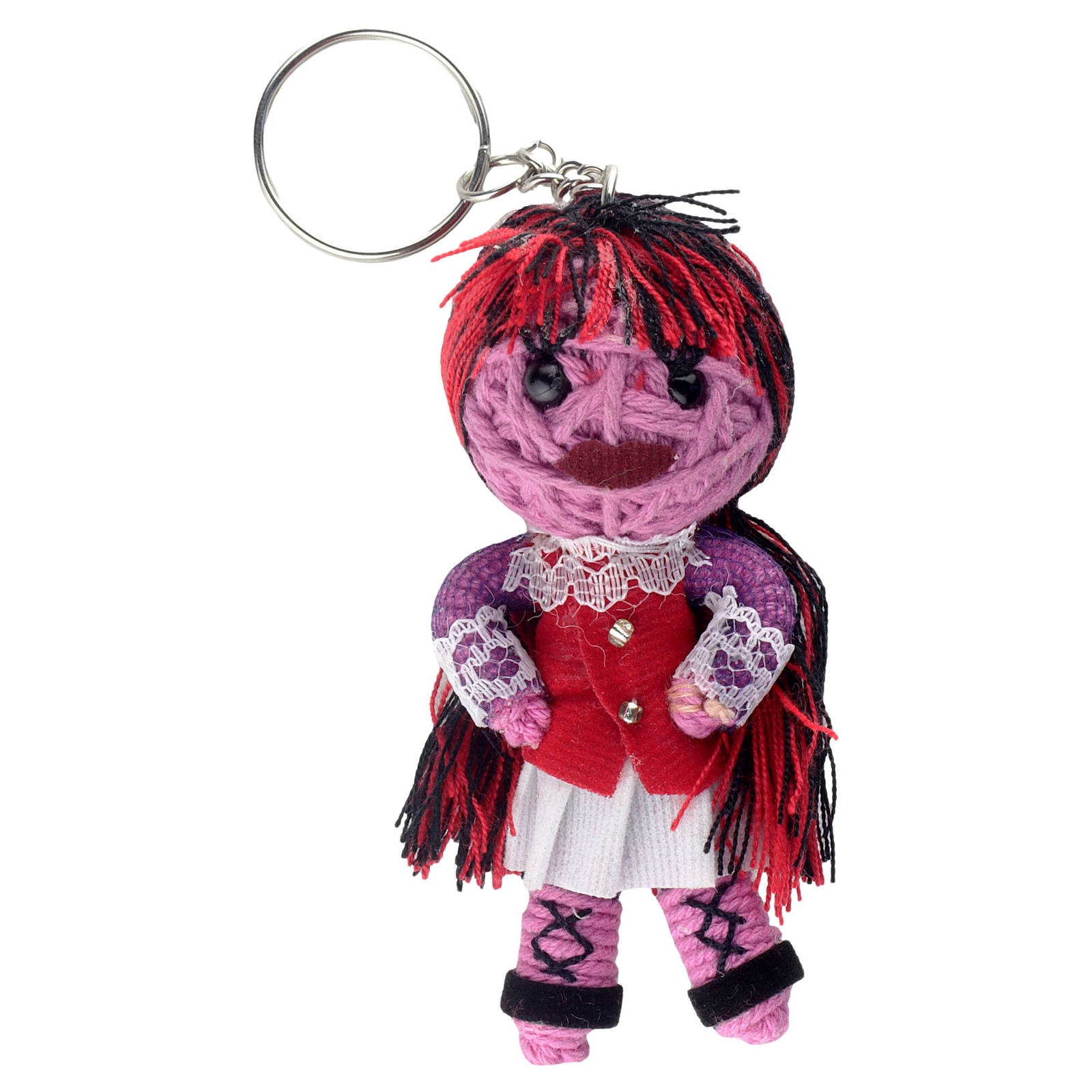 Orecchini a forma di bambola voodoo - Gioielli fatti a mano, spettrali