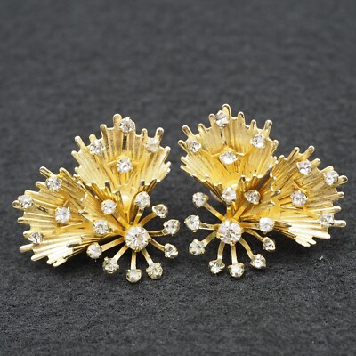 EmJ Emmons Starburst Earrings 1950s VTG