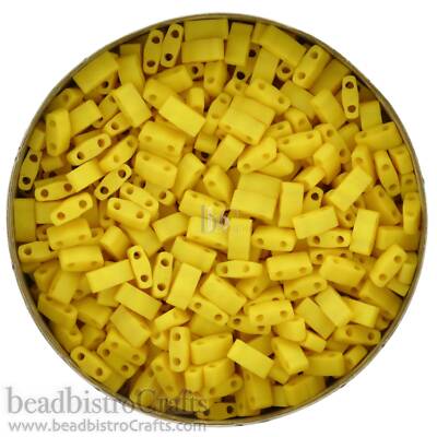 MIYUKI Half Tila 2-Hole Seed Beads Matte Dandelion - 10 Grams