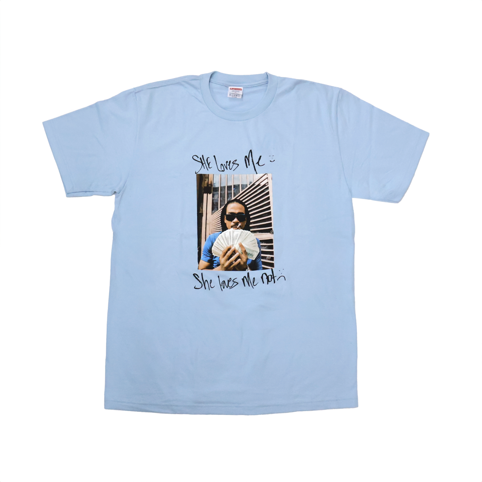 Supreme Max B Tee Powder Blue | eBay