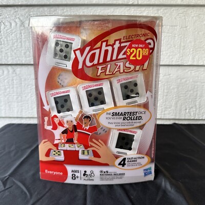 Hasbro Electronic Yahtzee Flash Game Brand New Hand Held Dice