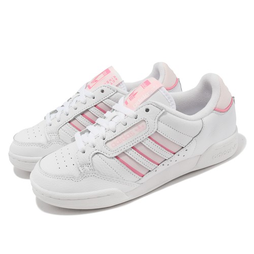 

adidas Originals Continental 80 Stripes W White Pink Женская повседневная обувь GX4433, Белый, Continental 80 Stripes W Hk