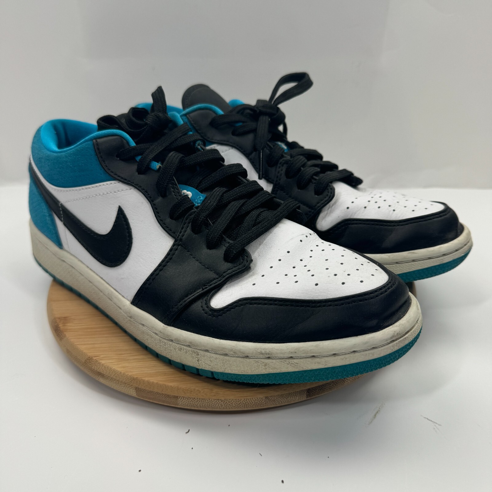 Air Jordan 1 Low SE Low Top Sneakers Mens Size 9 Laser Blue Leather CK3022-004  | eBay