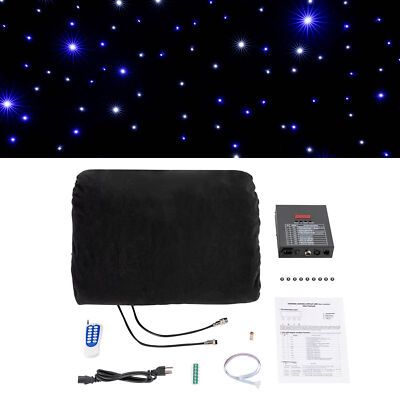 4x4m LED Star Light Curtain Backdrops DMX Stage Wedding Starry Sky Background